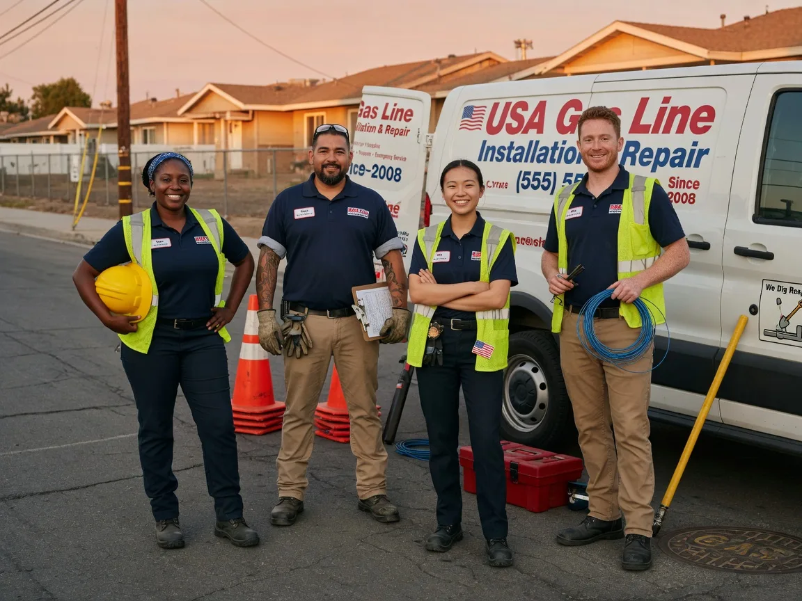 Gas Line Installation company in Hankamer, TX
